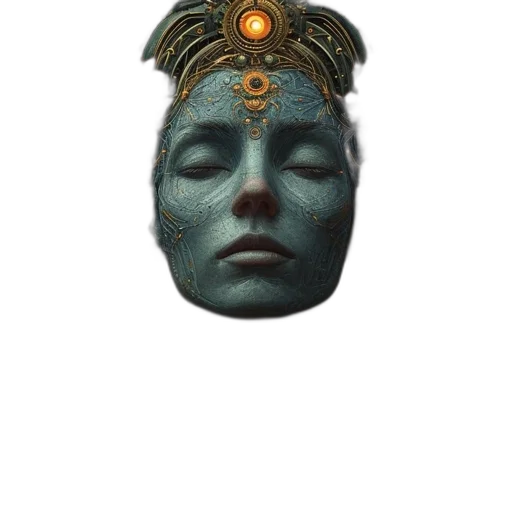 mask, crown, face, jewelry transparent PNG cut-out