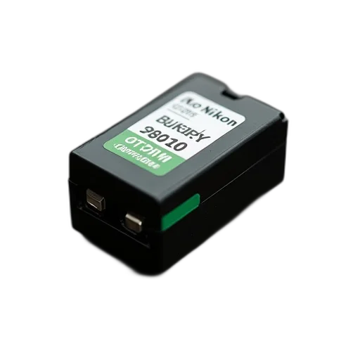 3d render, battery, cartridge, nikond transparent PNG cut-out
