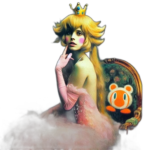 crown, dress, concept art, fantasy art transparent PNG cut-out