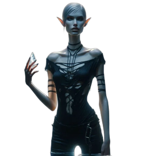 staff, dress, mask, creature transparent PNG cut-out