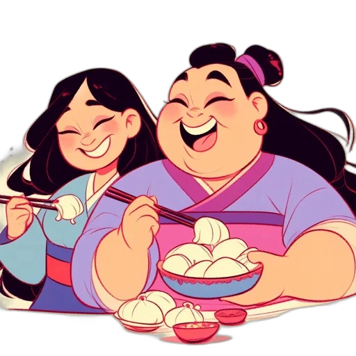 food, concept art, cartoon, pastel transparent PNG cut-out