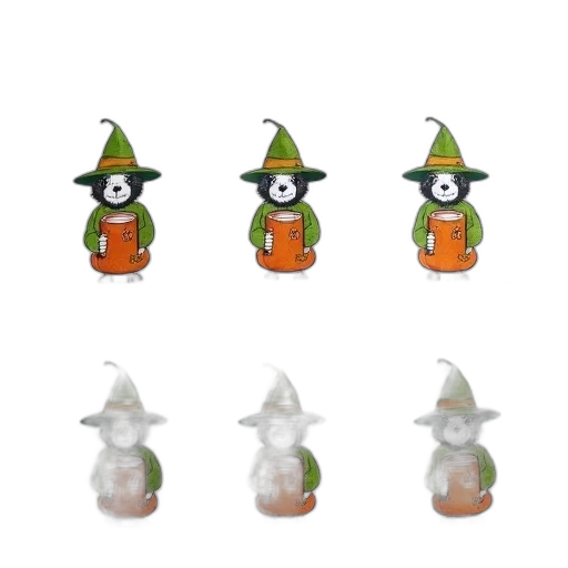 staff, hat, 3d render, concept art transparent PNG cut-out
