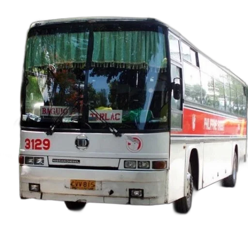 staff, white, bus, red transparent PNG cut-out