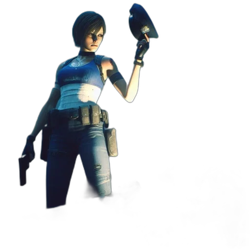 weapon, staff, robot, jacket transparent PNG cut-out