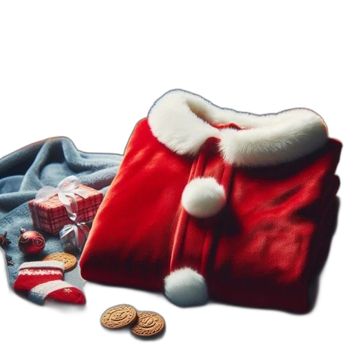 festive, scene, features, santa transparent PNG cut-out