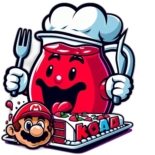 food, pixel art, concept art, 3d render transparent PNG cut-out