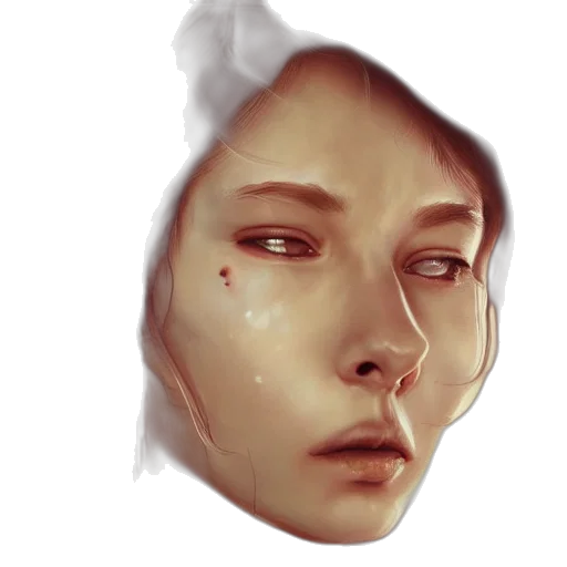 face, mask, robot, creature transparent PNG cut-out