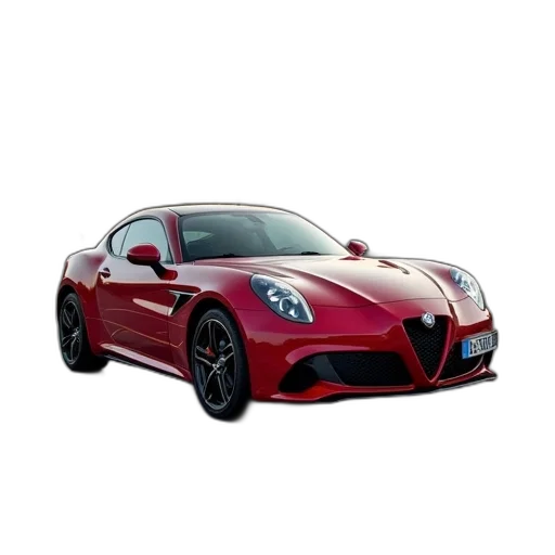car, photorealistic, 3d render, alfa transparent PNG cut-out