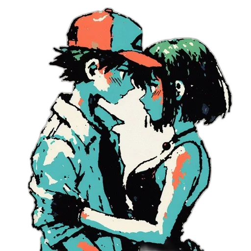 comic book art, pixel art, anime, concept art transparent PNG cut-out