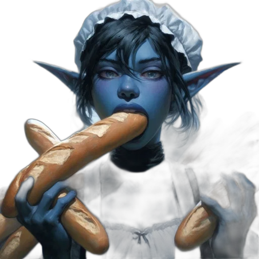 food, staff, weapon, fantasy art transparent PNG cut-out