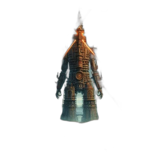mask, robot, weapon, jacket transparent PNG cut-out