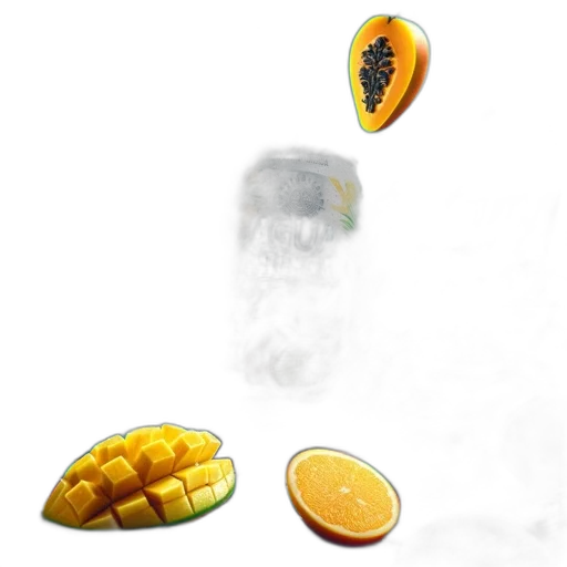 food, concept art, photorealistic, 3d render transparent PNG cut-out