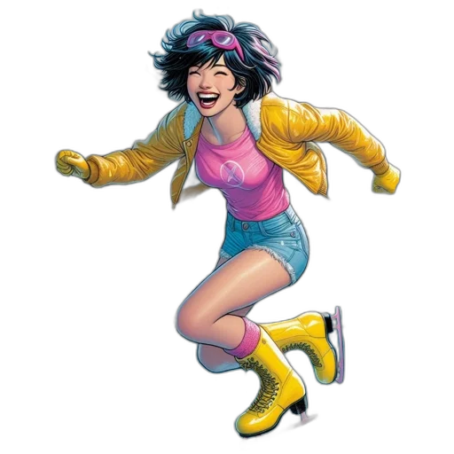 jacket, comic book art, concept art, cartoon transparent PNG cut-out