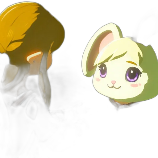 mask, concept art, anime, 3d render transparent PNG cut-out