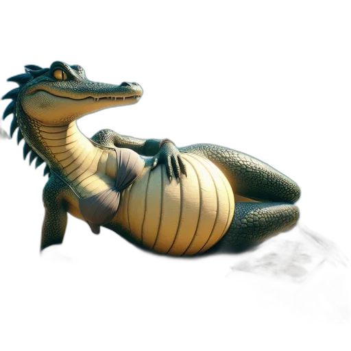 dragon, creature, animal, staff transparent PNG cut-out