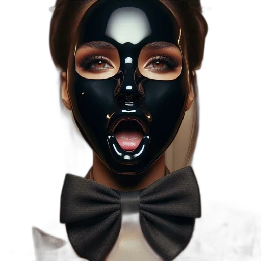 mask, face, robot, creature transparent PNG cut-out