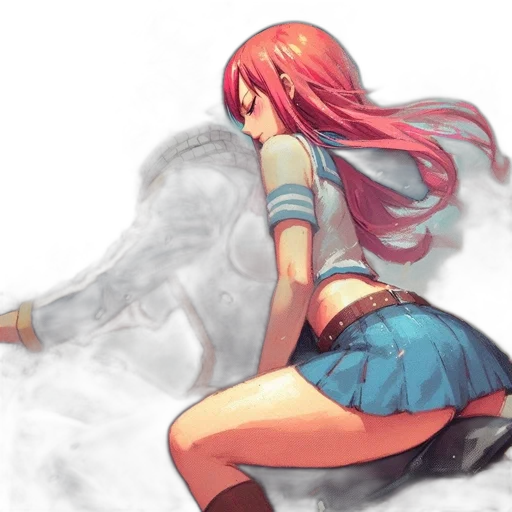 dress, sword, weapon, anime transparent PNG cut-out