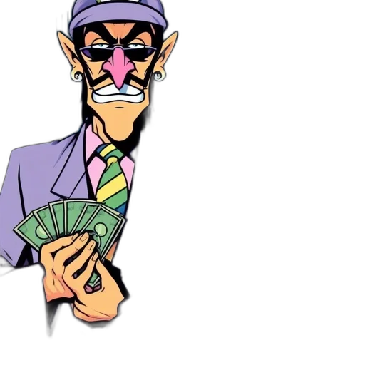 cartoon, concept art, comic book art, two transparent PNG cut-out
