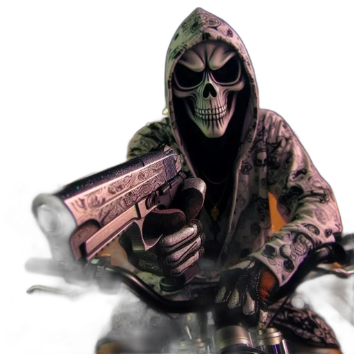mask, foreground, figure, wearing transparent PNG cut-out