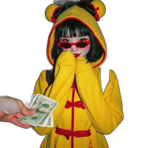 jacket, mask, face, creature transparent PNG cut-out