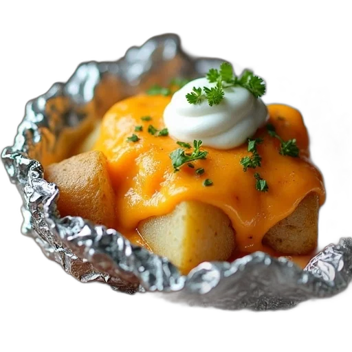 food, crown, photorealistic, foil transparent PNG cut-out