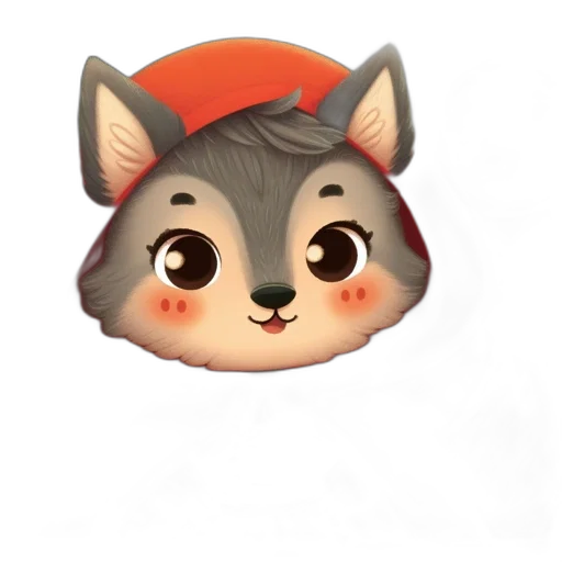 hat, animal, staff, face transparent PNG cut-out