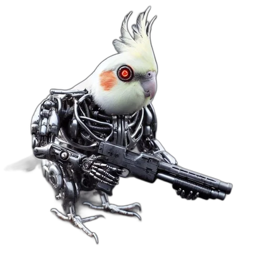 robot, weapon, animal, creature transparent PNG cut-out