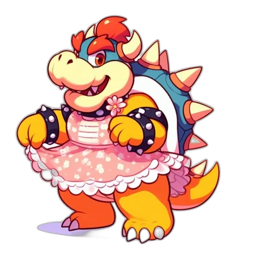 dress, dragon, creature, crown transparent PNG cut-out