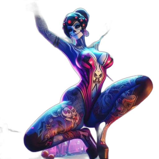dress, staff, concept art, fantasy art transparent PNG cut-out