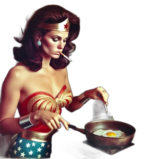 comic book art, concept art, fantasy art, cartoon transparent PNG cut-out
