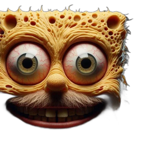 mask, face, creature, crown transparent PNG cut-out