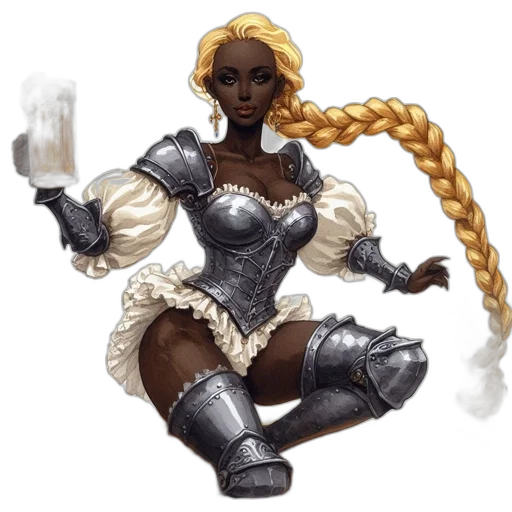 dress, fantasy art, concept art, pixel art transparent PNG cut-out