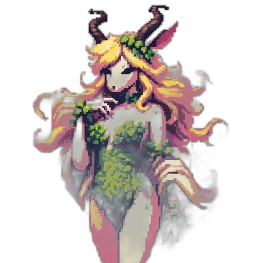 creature, crown, mask, dress transparent PNG cut-out