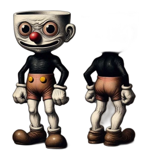robot, mask, creature, staff transparent PNG cut-out