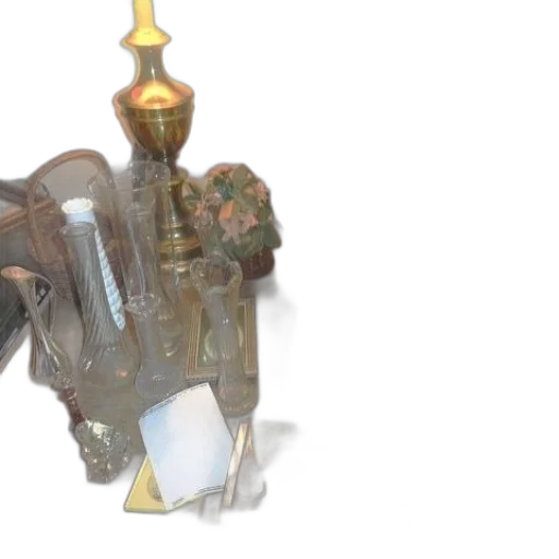 robot, weapon, jewelry, bottle transparent PNG cut-out