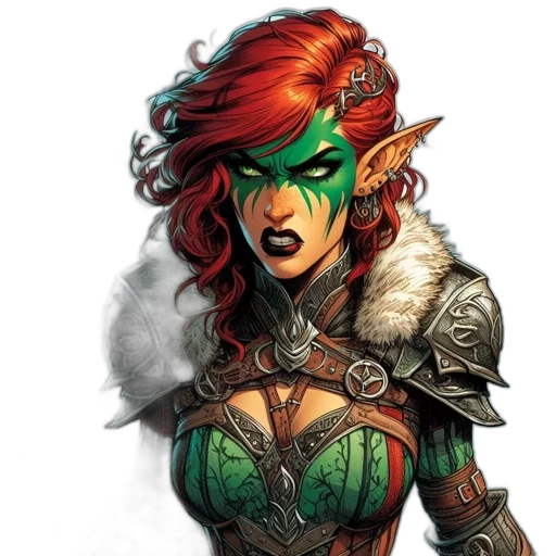 fantasy art, comic book art, concept art, pixel art transparent PNG cut-out