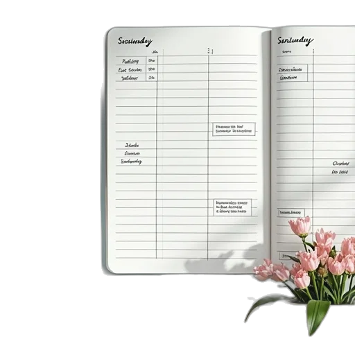 employee, schedule, spreads transparent PNG cut-out