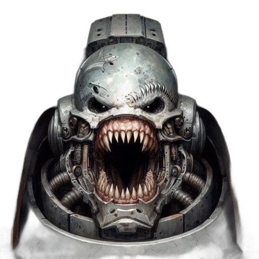 mask, face, creature, robot transparent PNG cut-out
