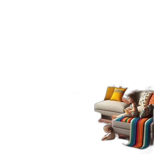 furniture, 3d render, photorealistic, concept art transparent PNG cut-out