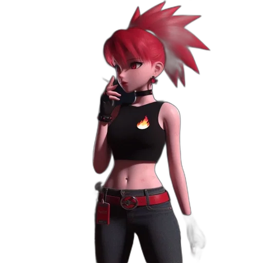 staff, jacket, concept art, 3d render transparent PNG cut-out