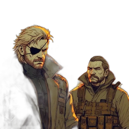 jacket, weapon, concept art, comic book art transparent PNG cut-out