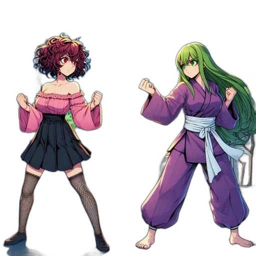 dress, concept art, anime, pixel art transparent PNG cut-out
