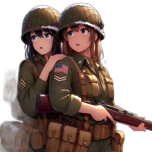 weapon, hat, staff, jacket transparent PNG cut-out