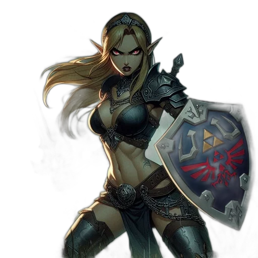 sword, fantasy art, concept art, comic book art transparent PNG cut-out