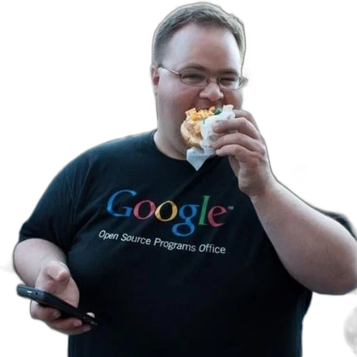 food, staff, robot, man transparent PNG cut-out