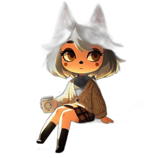 staff, hat, mask, pixel art transparent PNG cut-out