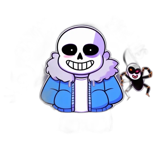 jacket, mask, staff, creature transparent PNG cut-out