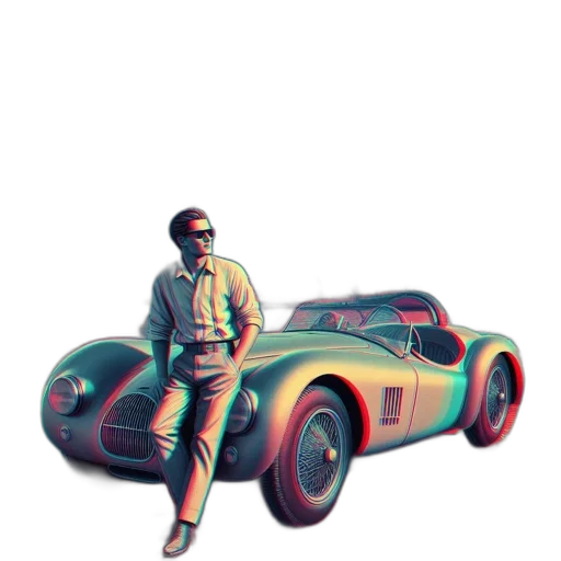 car, jacket, comic book art, concept art transparent PNG cut-out
