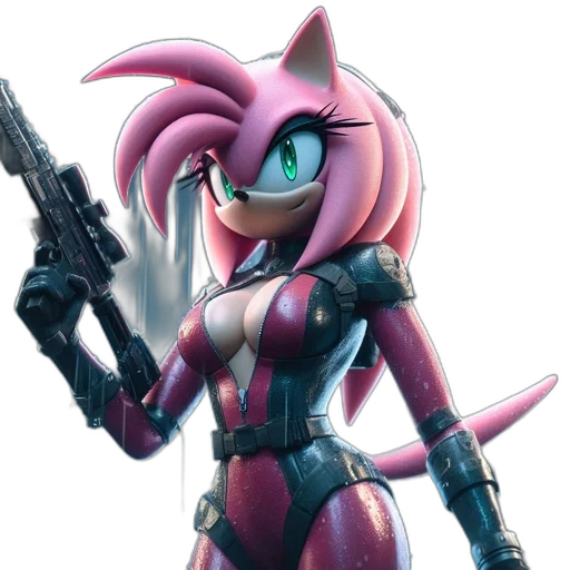 weapon, concept art, 3d render, comic book art transparent PNG cut-out