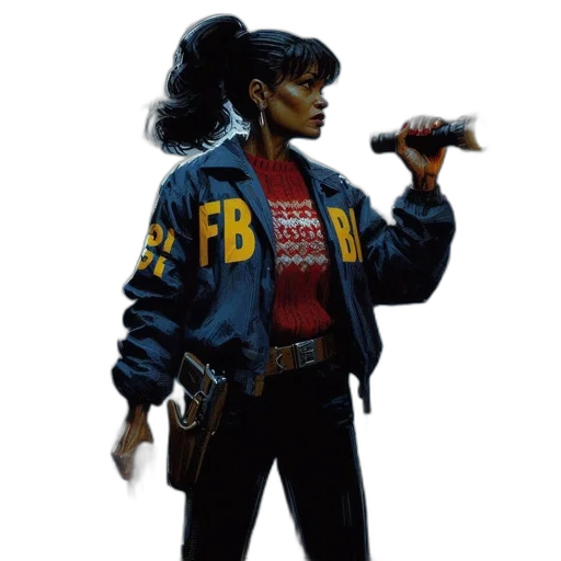 jacket, staff, weapon, concept art transparent PNG cut-out